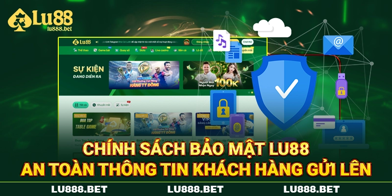 Chính sách bảo mật LU88 an toàn thông tin khách hàng gửi lên
